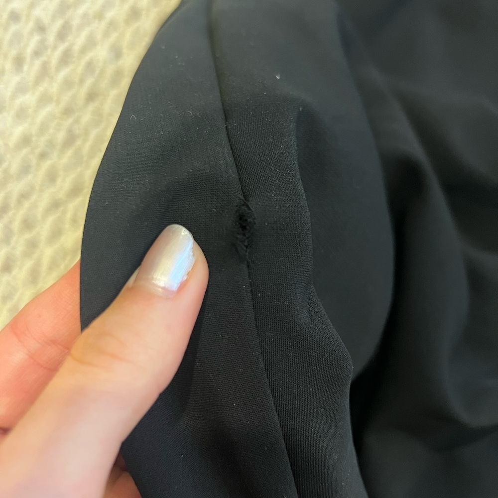 Lovers + Friends Black Ruched Sheath Mini Dress - Picture 8 of 9